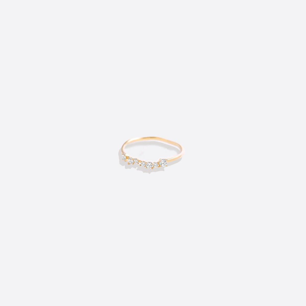 Shimmer Diamond Ring – Mint & Lily