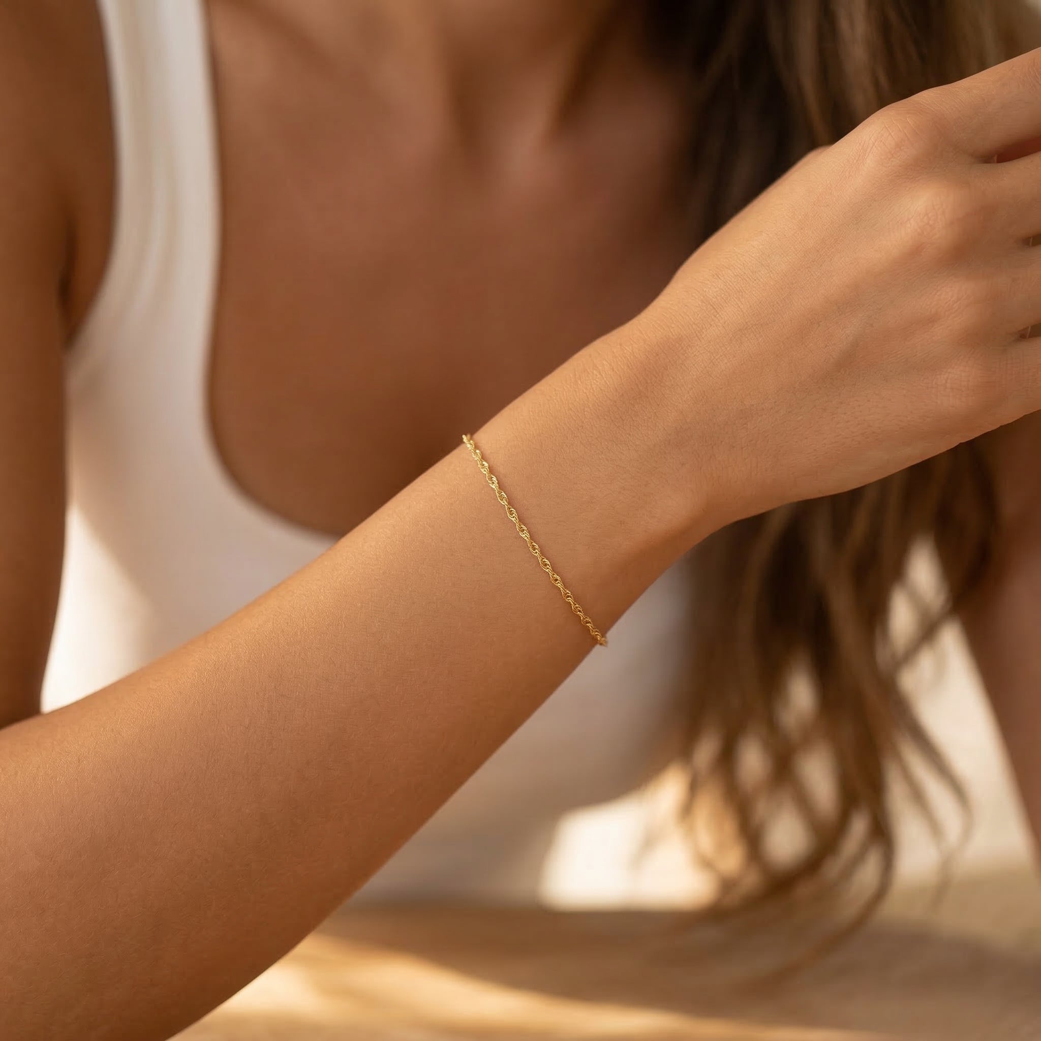 Singapore Twist Bracelet – Mint & Lily