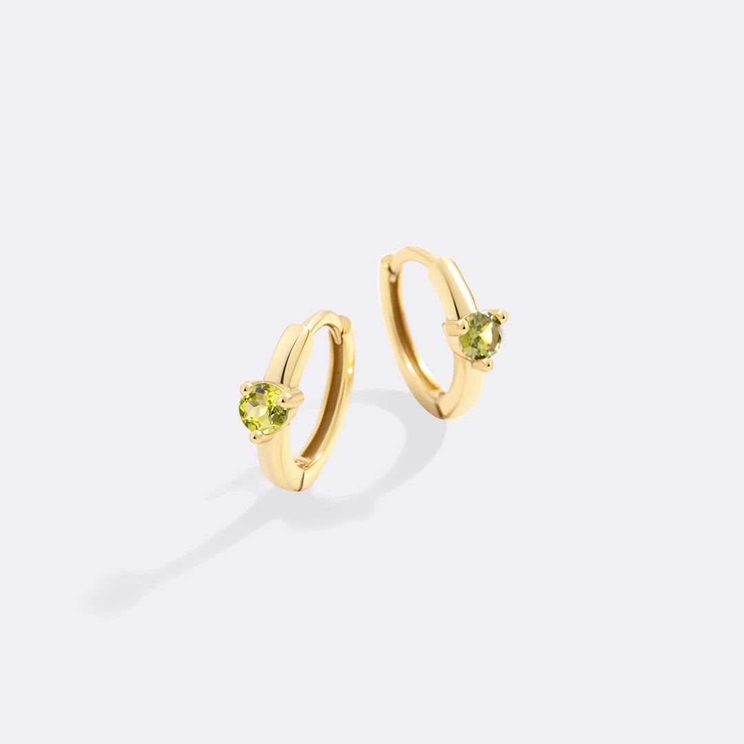 18k Gold Over Sterling Silver / August Peridot