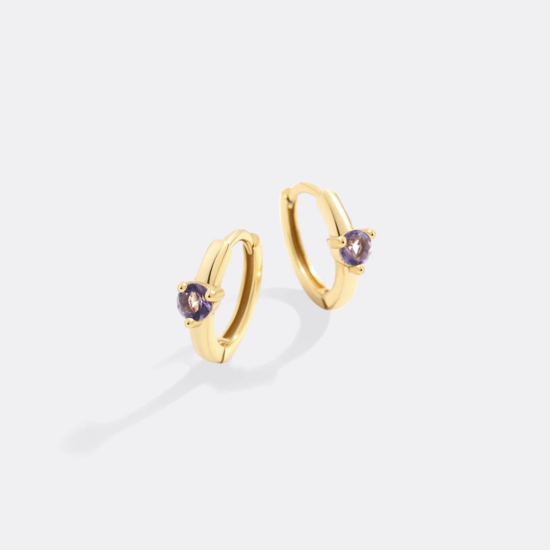 18k Gold Over Sterling Silver / June Alexandrite