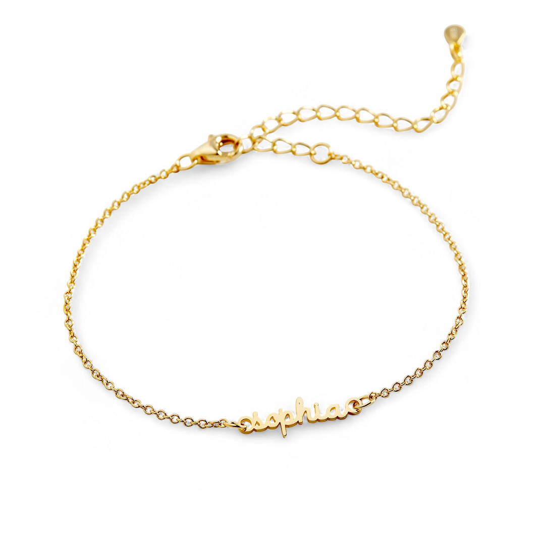 Paperclip Chain Bracelet With Names Paperclip Chain Bracelet With Names