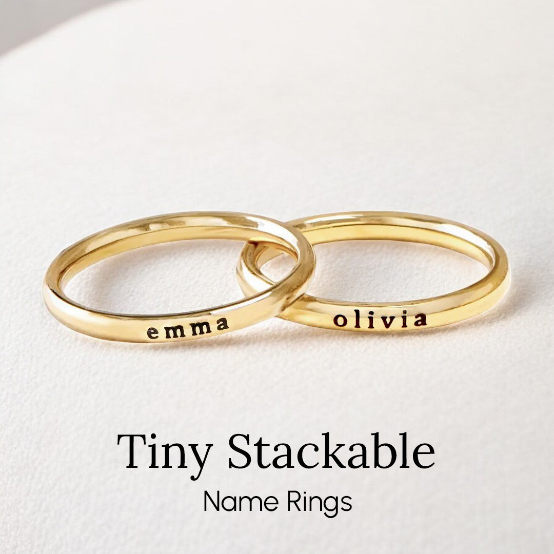 Stackable Rings – Mint & Lily