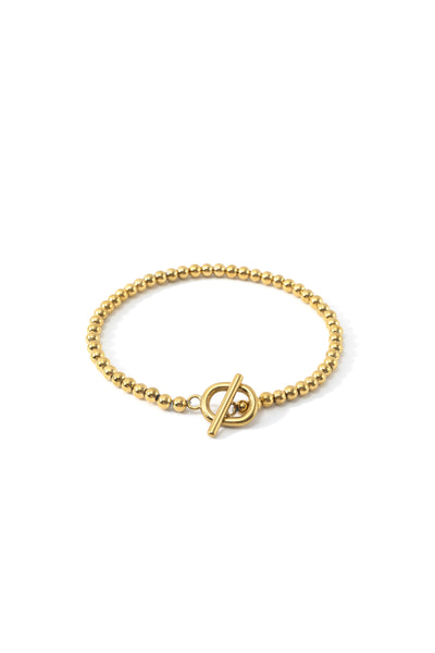 ブレスレット Toggle Clasp Beaded Bracelet – Mint & Lily