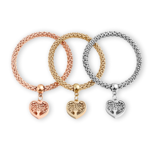 Tree of Life - Limited Edition Heart Charm Bracelet – Mint & Lily