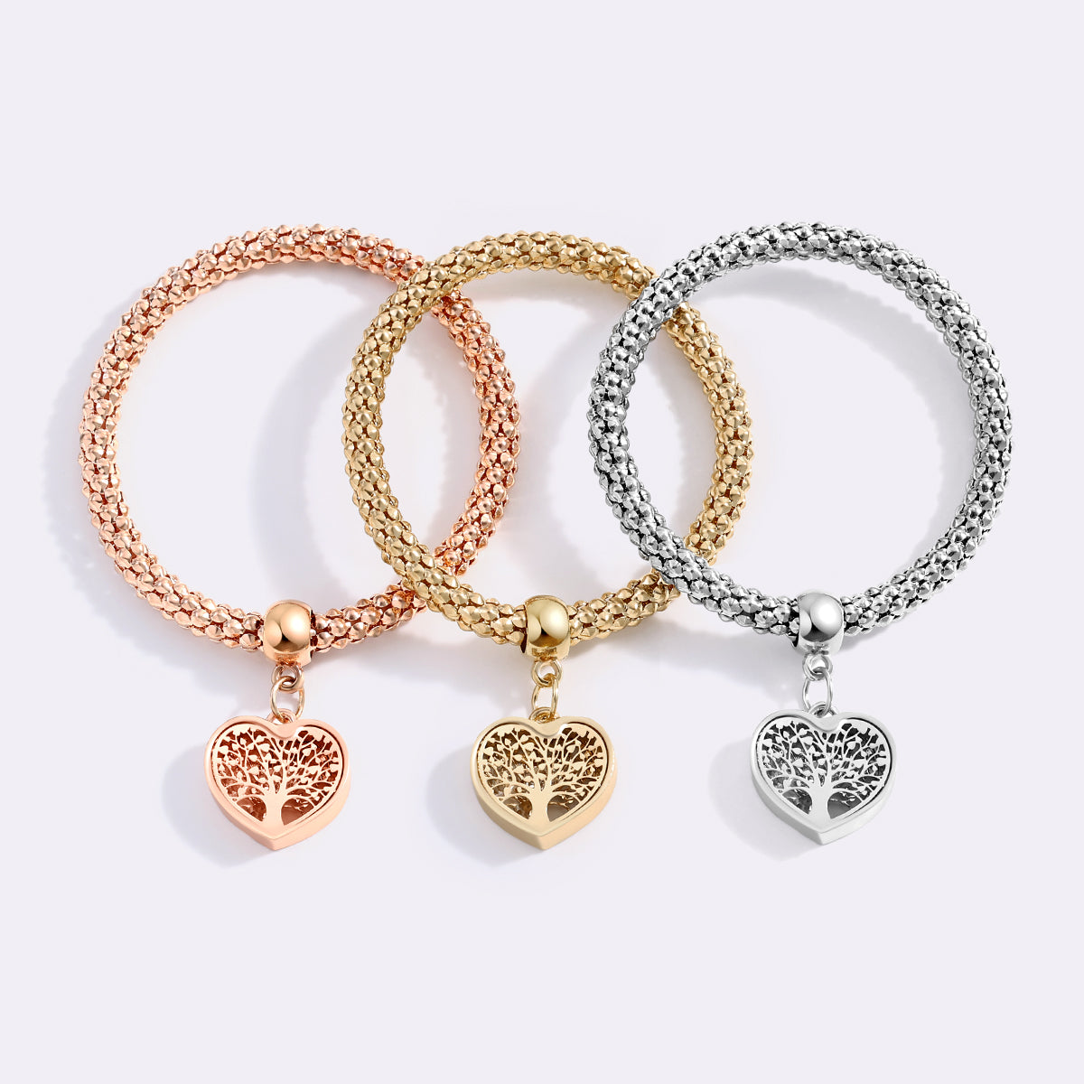 Tree of Life - Limited Edition Heart Charm Bracelet – Mint & Lily