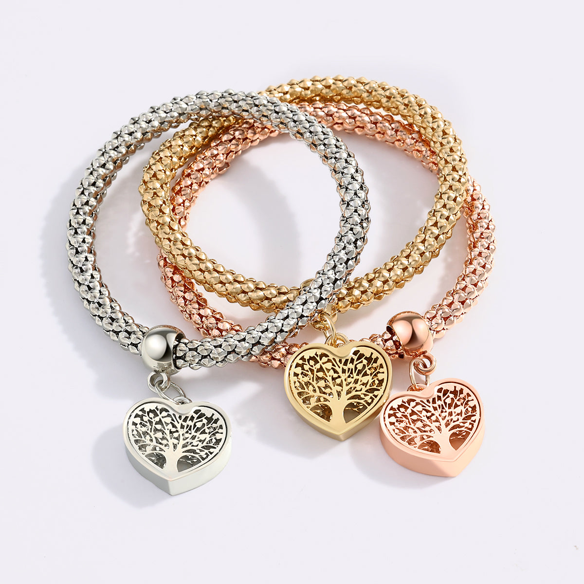 Tree of Life - Limited Edition Heart Charm Bracelet – Mint & Lily