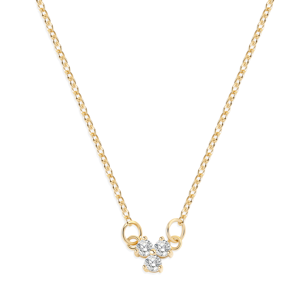 Trinity Diamond Pendant Necklace