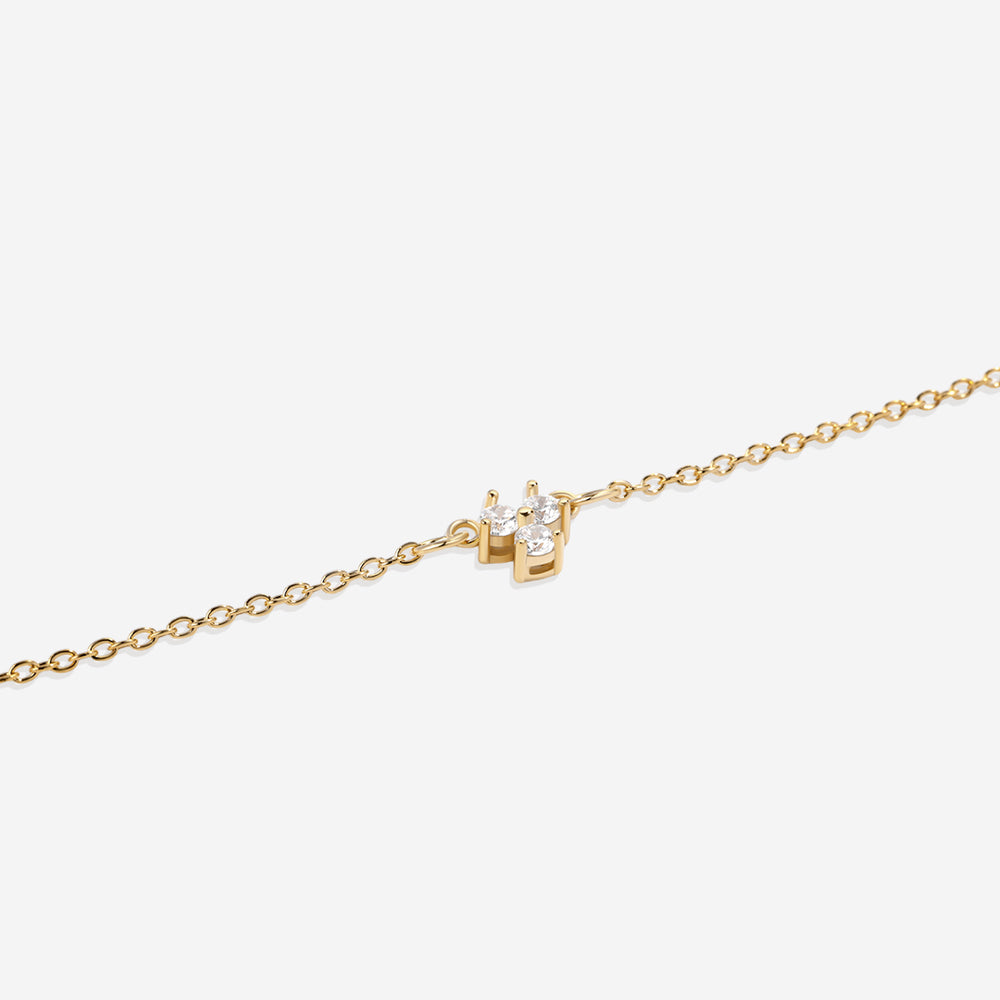 Trinity Diamond Pendant Necklace - Default Title