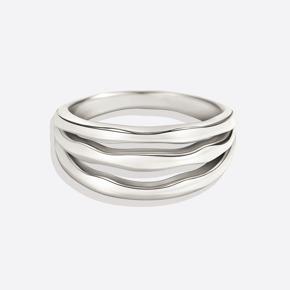 Gold Triple Ring – Mint & Lily