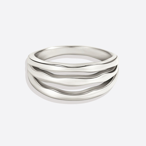 Gold Triple Ring – Mint & Lily