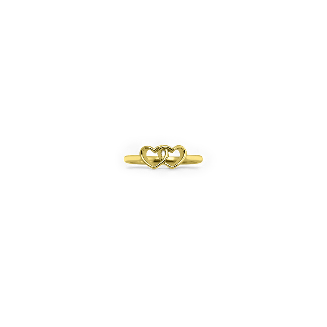 Two Hearts Together Ring