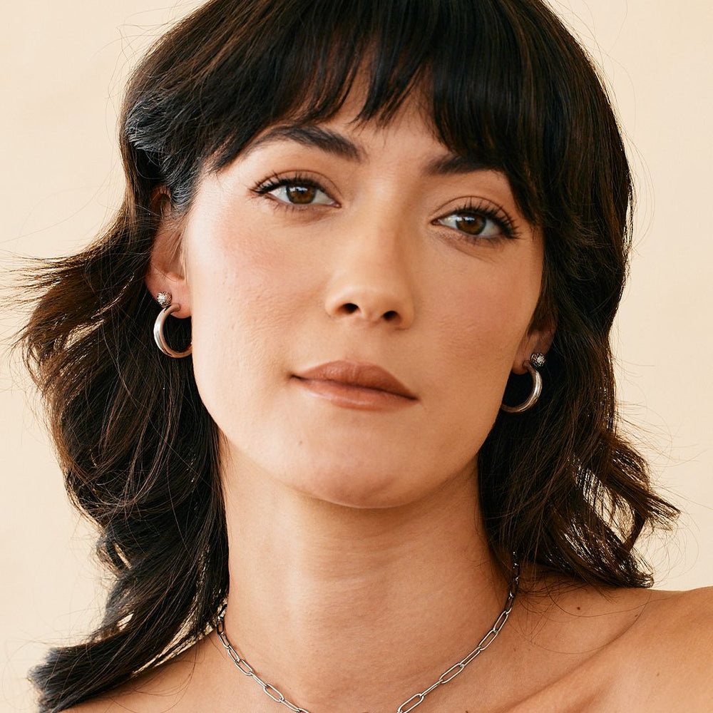 Bold Hoop Earrings - 925 Sterling Silver