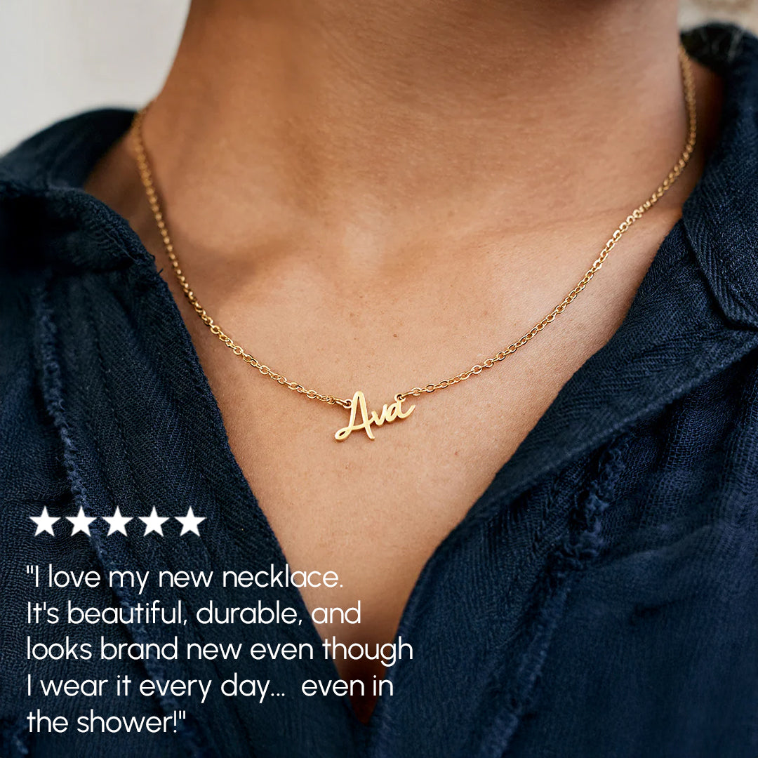 Fairy Name Necklace – Mint Lily