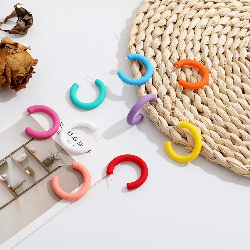 Ear Candy Hoop Earrings Mint & Lily