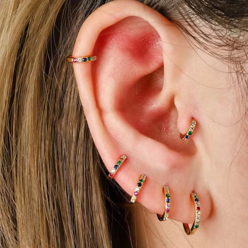 canner Orecchini a cerchio per donna Orecchini rotondi in argento sterling 925 con zirconi arcobaleno acquista in modo economico - spedizione gratuita, recensioni reali con foto canner Orecchini a cerchio per donna Orecchini rotondi in argento sterling 925 con zirconi arcobaleno acquista in modo economico - spedizione gratuita, recensioni reali con foto