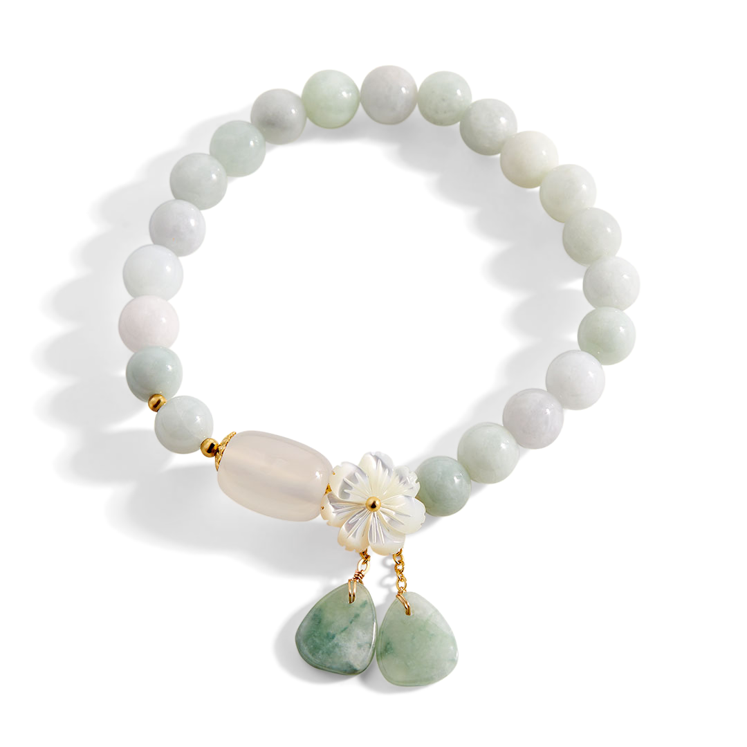 White Jade Luck Bracelet