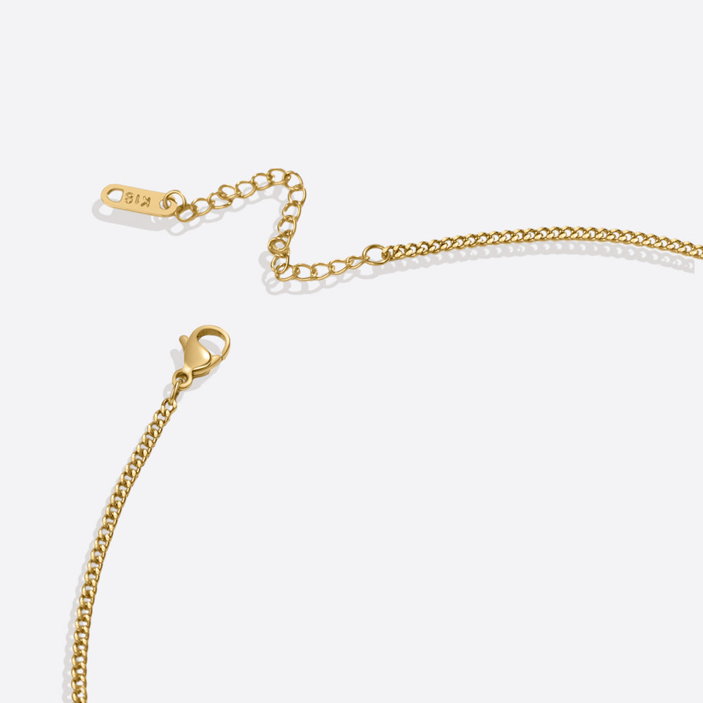 Paperclip Heart Necklace - Default Title