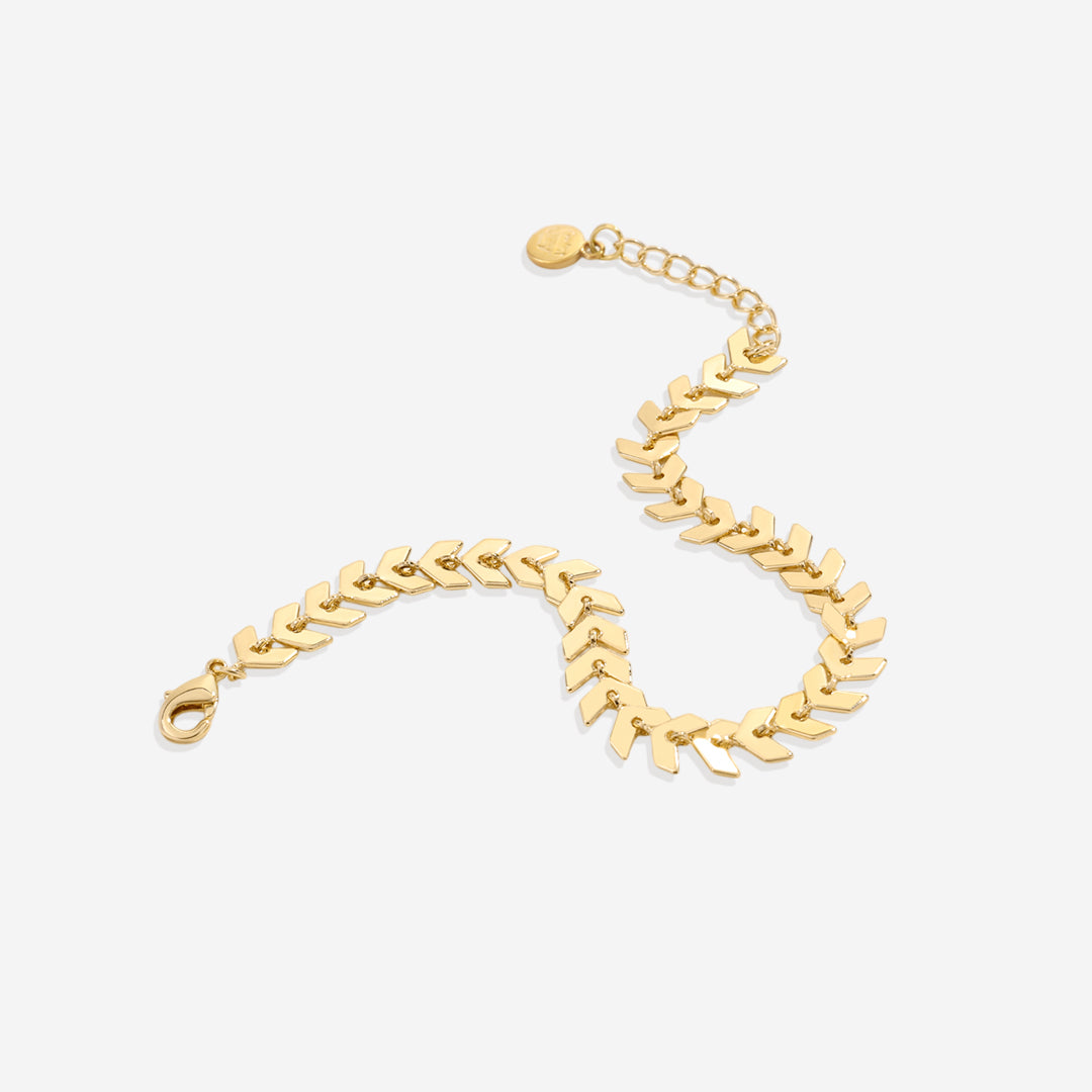 アクセサリー on the sunny side. Leaf Chain Bracelet Leaf Chain Bracelet – Mint & Lily