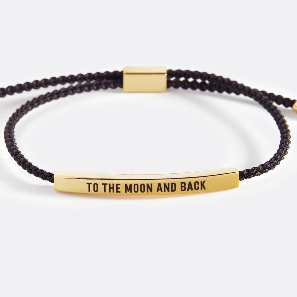 To The Moon And Back Inspire Bracelet - Gold / Pink / Standard
