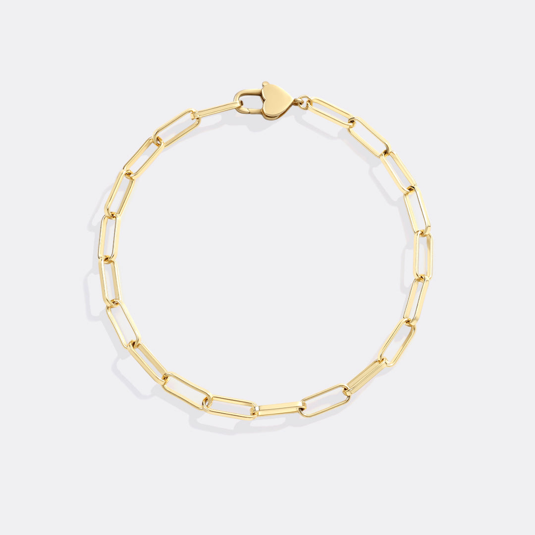 Heart Padlock Bracelet – Mint & Lily