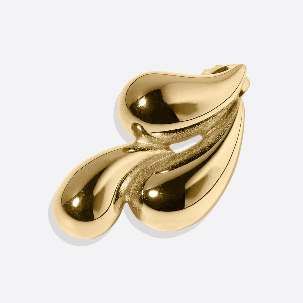 Cluster Drop Earrings - 18k Gold Plated