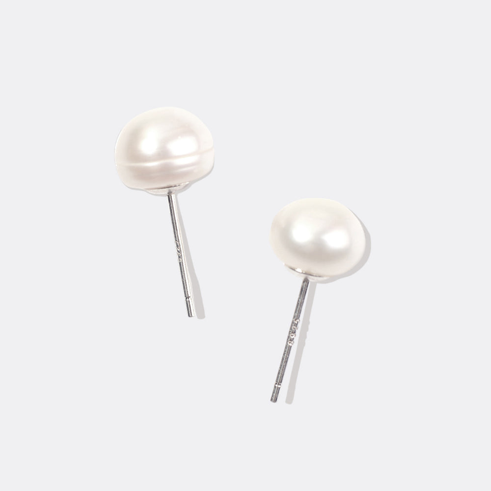 Pearl Earring Studs - Default Title