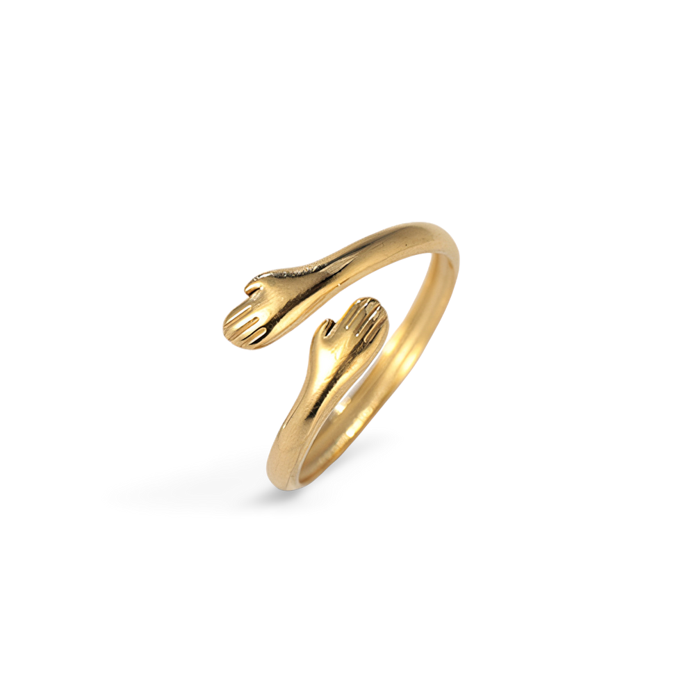 Sending Love - The Hug Ring - Gold