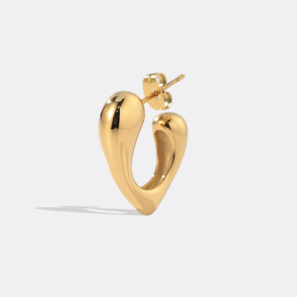 Liquid Love Sculptural Earrings - Default Title