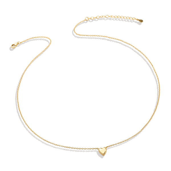 Stackable Tiny Heart Necklace – Mint & Lily