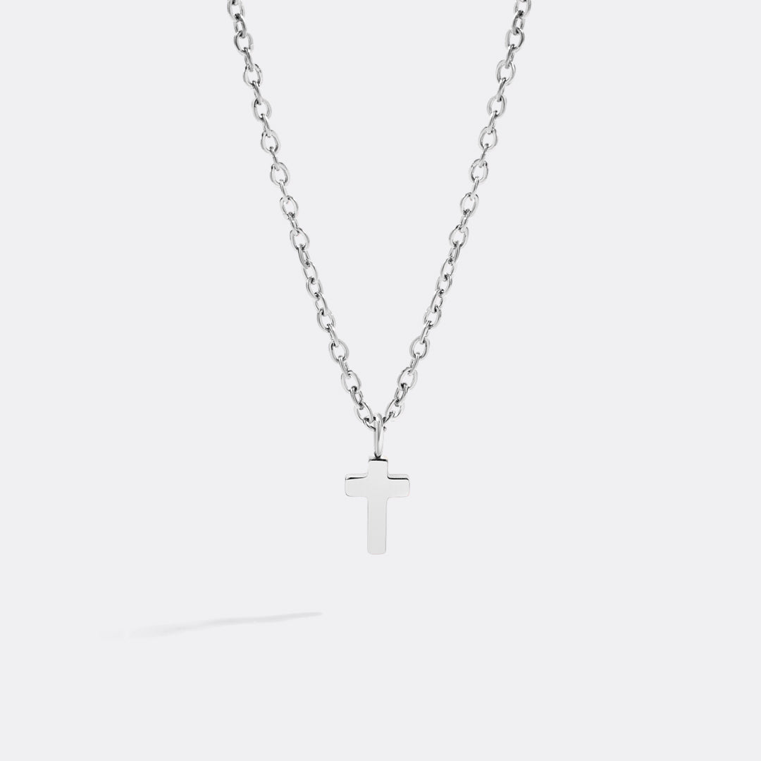 Dainty Cross Pendant – Mint & Lily