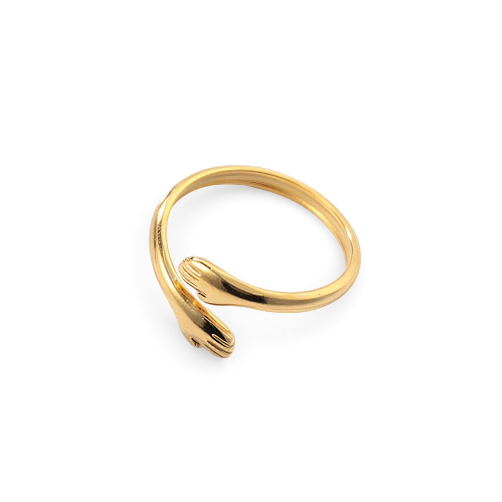 Sending Love - The Hug Ring - Gold