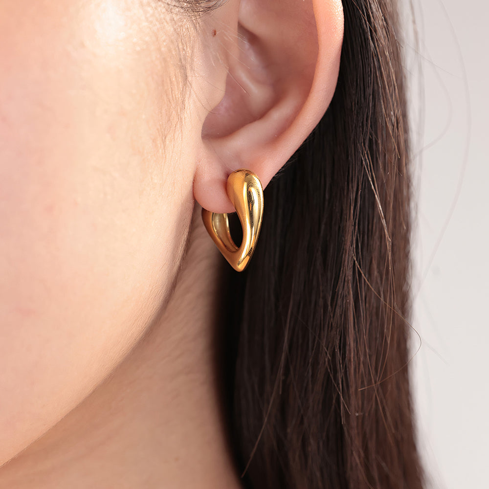 Liquid Love Sculptural Earrings - Default Title