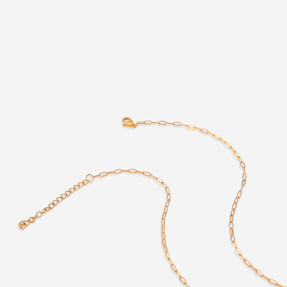 Full-Heart Palm Pendant Necklace - Default Title