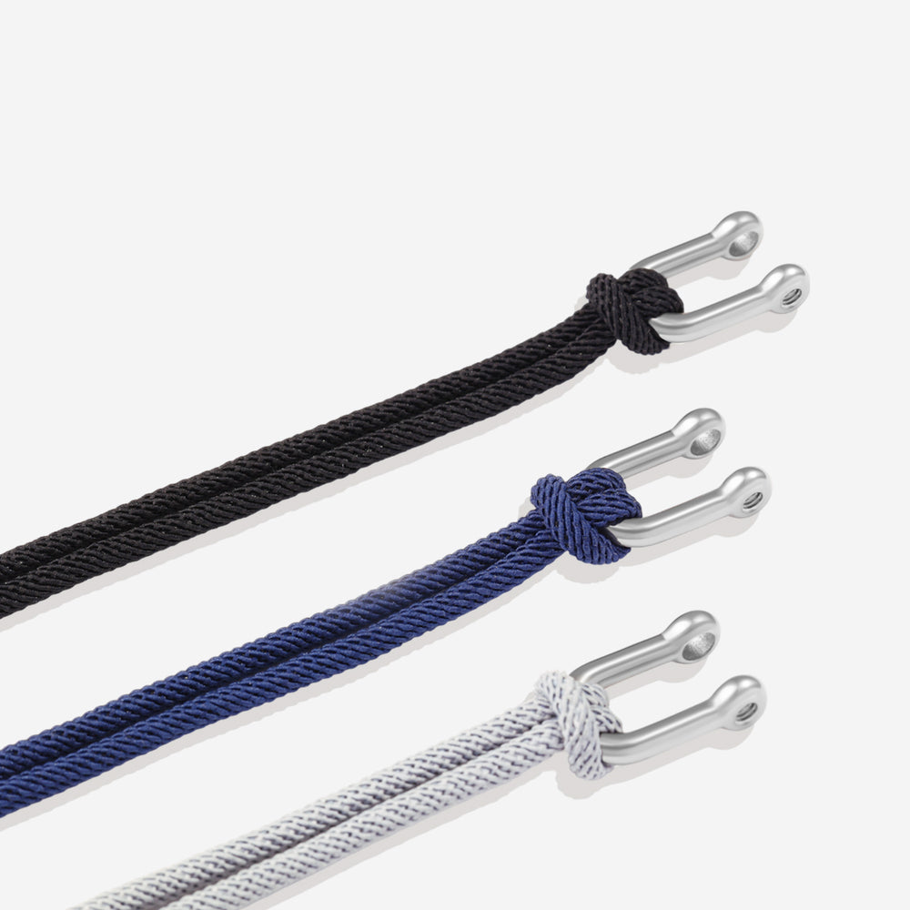 Anchor Rope Bracelet - Black