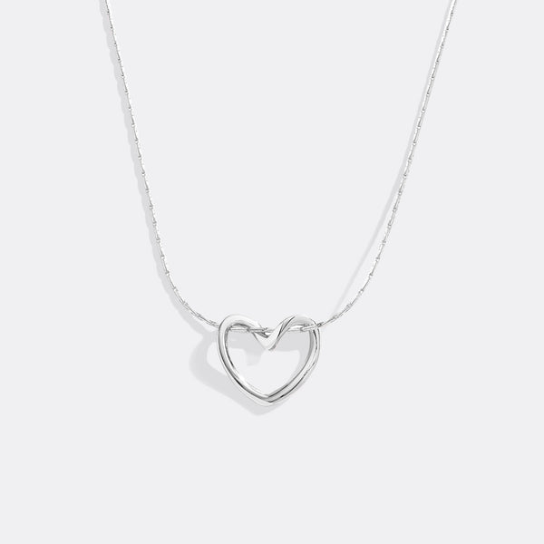 Open Heart Necklace – Mint & Lily