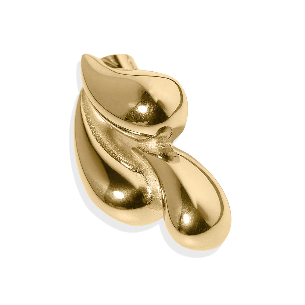 Cluster Drop Earrings - 18k Gold Plated