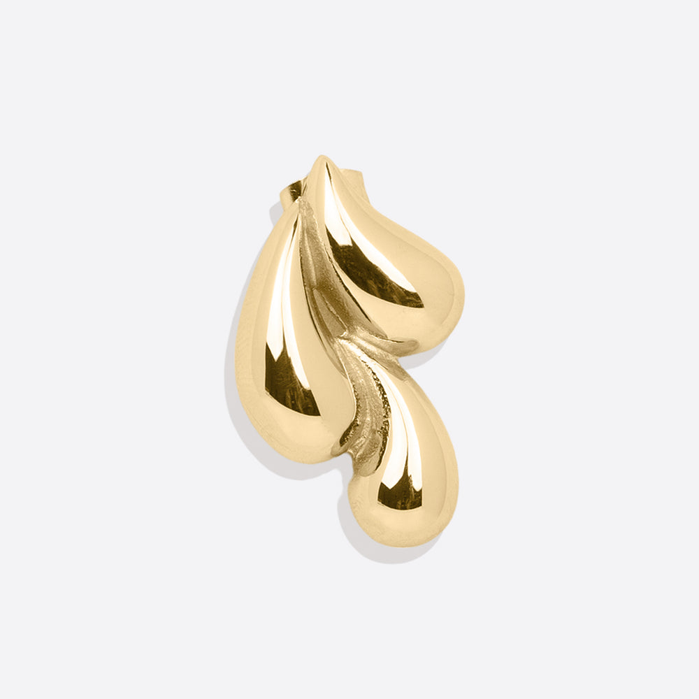 Cluster Drop Earrings - 18k Gold Plated