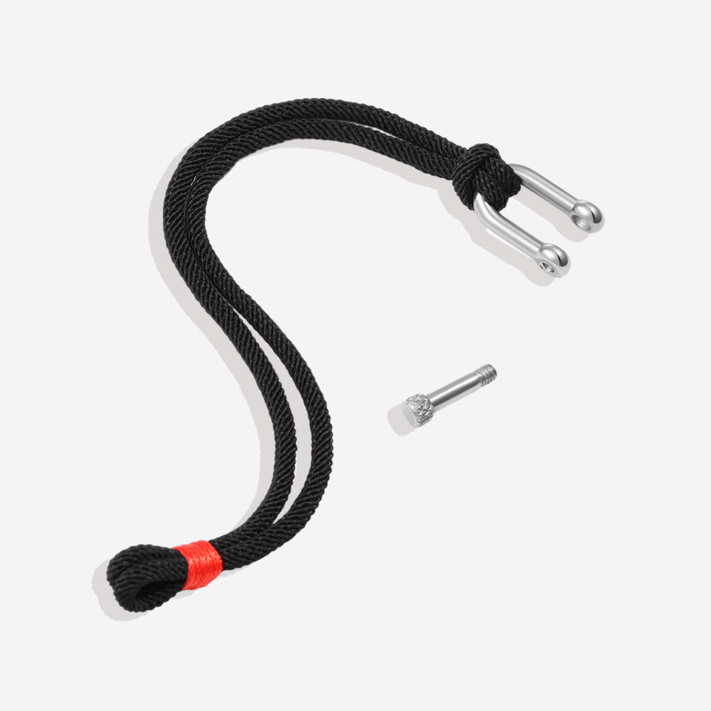 Anchor Rope Bracelet - Black