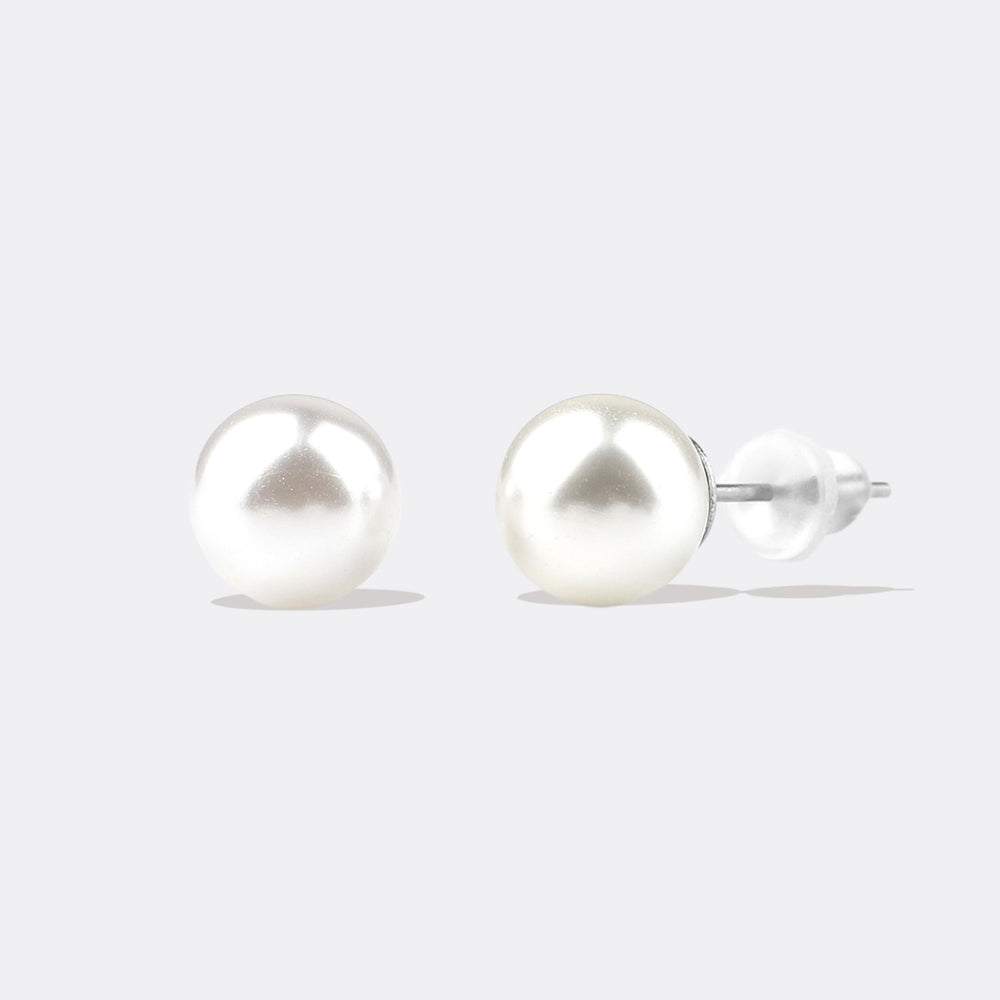 Pearl Earring Studs - Default Title