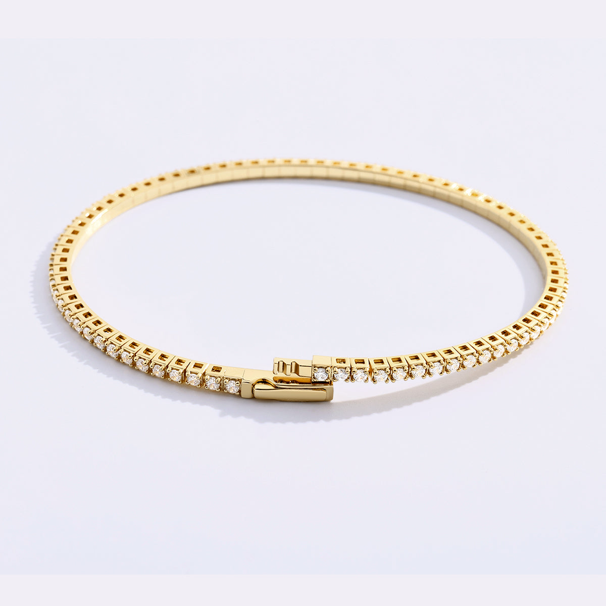 Flexible Diamond Tennis Bracelet – Mint & Lily