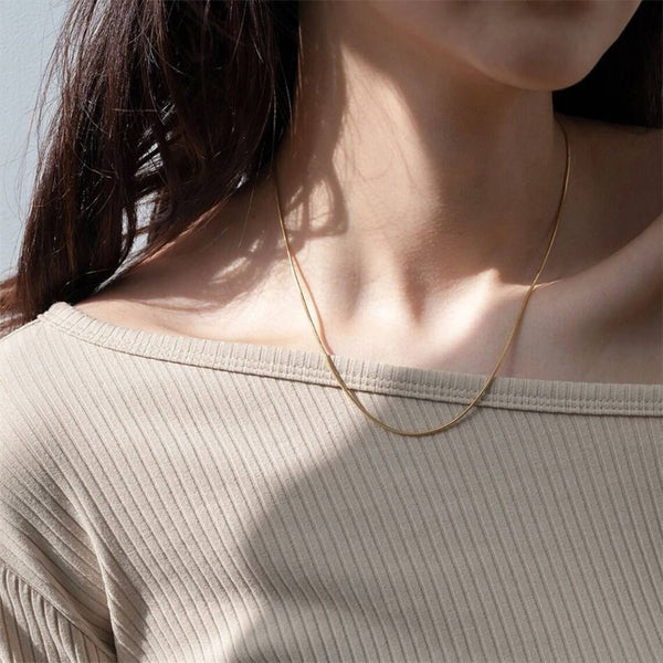 Snake Chain Necklace – Mint & Lily