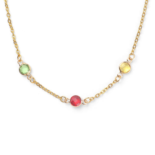 Multi-Stone Birthstone Necklace – Mint Lily