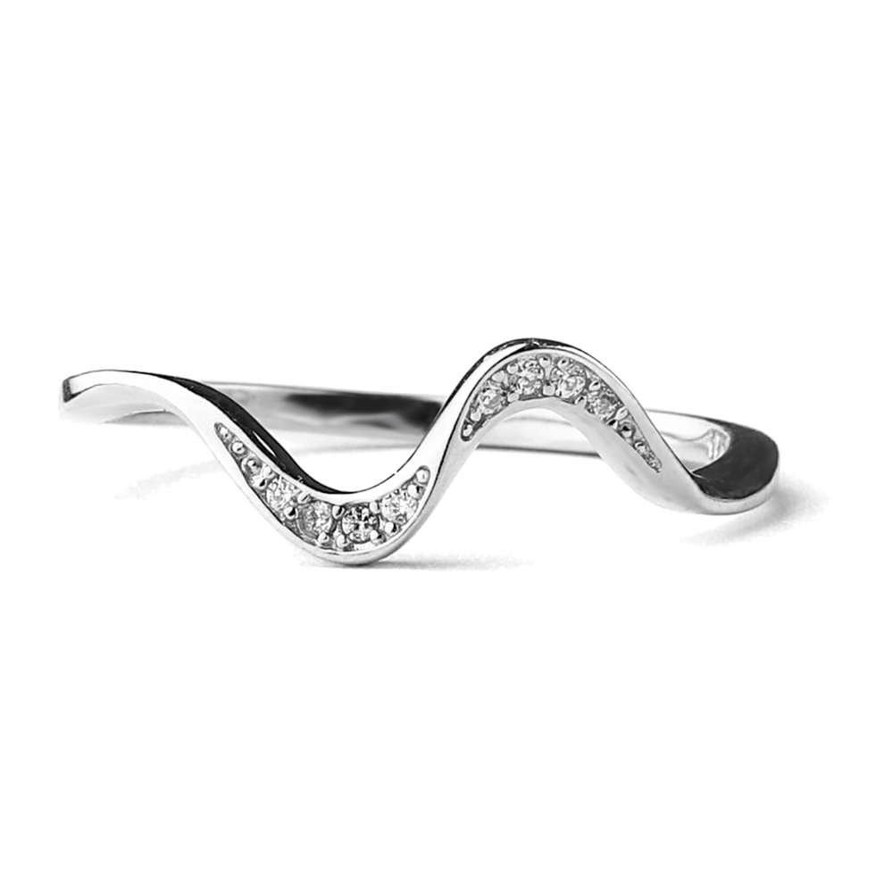 You've Weathered Countless Storms Dainty Wave Ring - 5