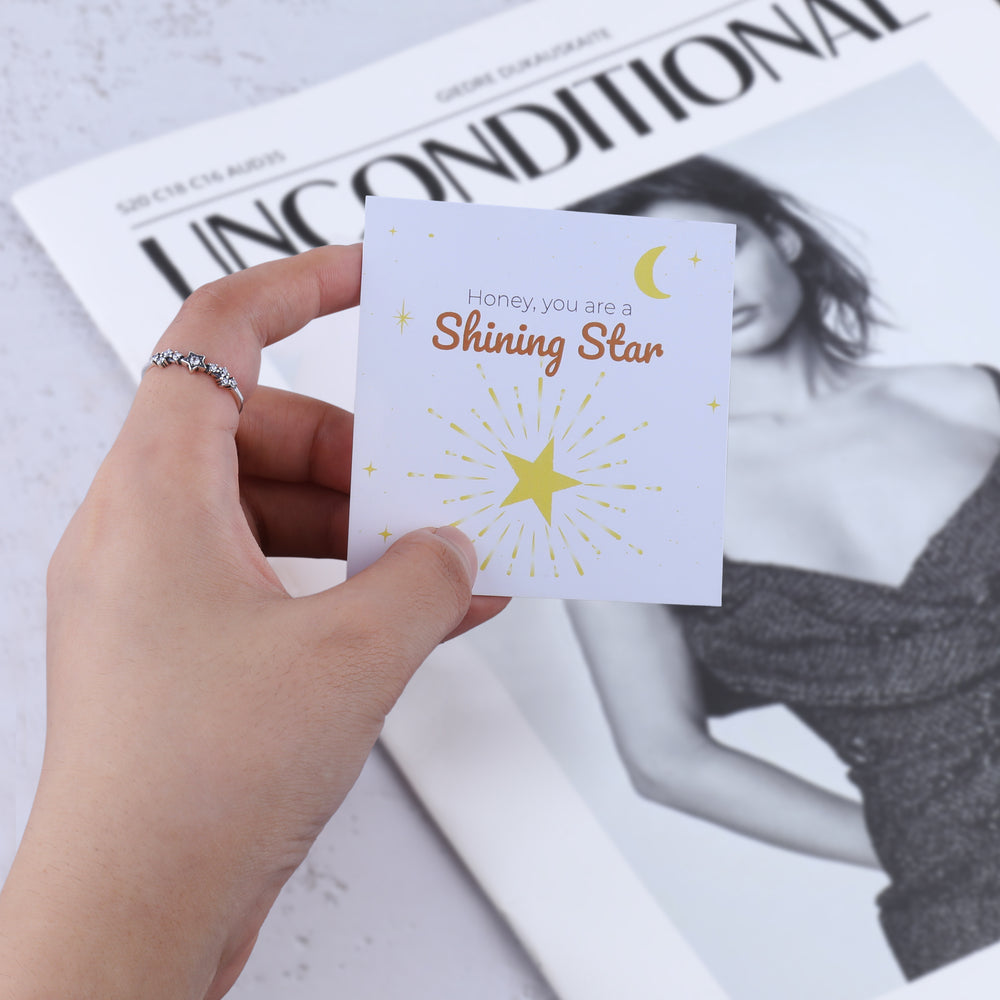 You Were Born To Shine Stars Ring - Silber / 5