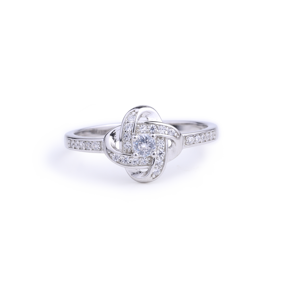 Endless Knot Ring - Silver / 6