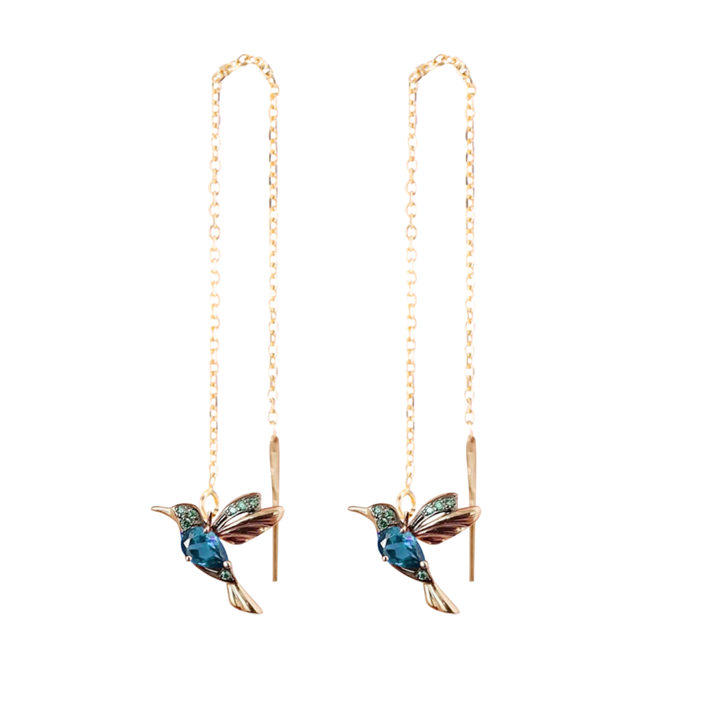Hummingbird drop earrings Outlet