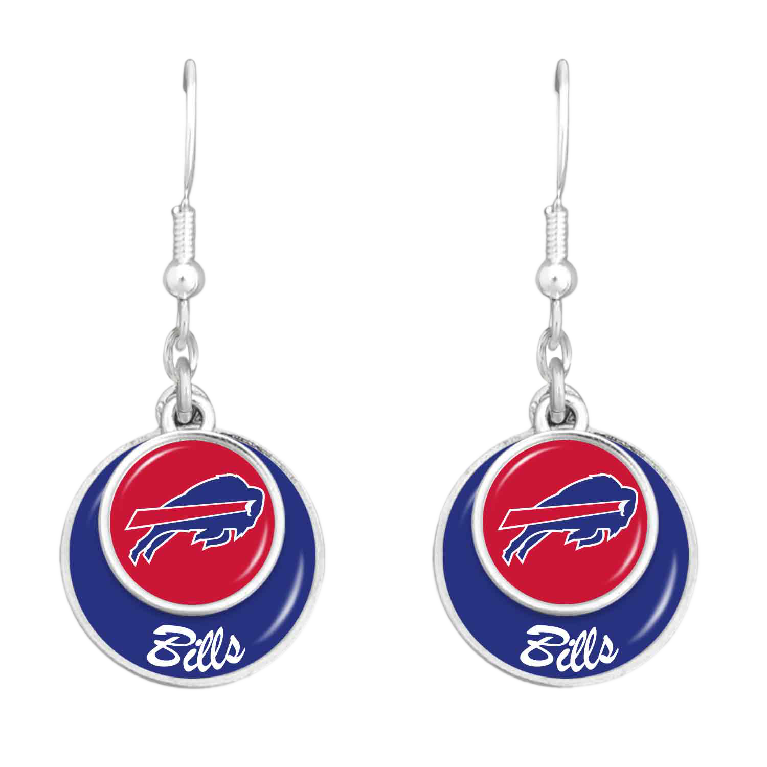 Buffalo Bills Stacked Earrings – Mint & Lily