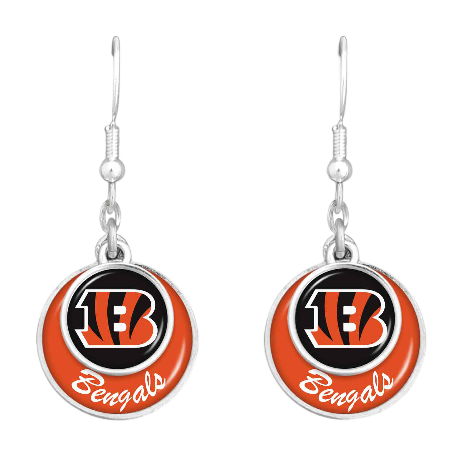 Cincinnati Bengals Stacked Earrings – Mint & Lily