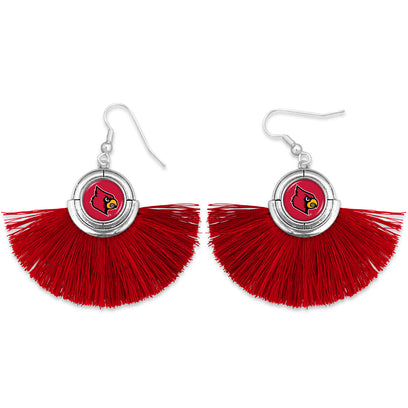 university of louisville cardinal earrings