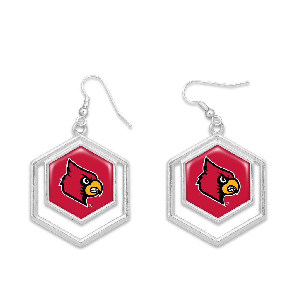 university of louisville cardinal earrings